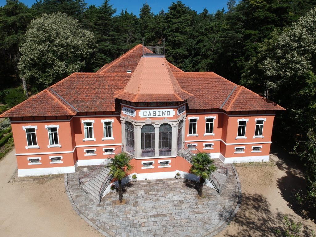 Vista aerea do Casino de Pedras Salgadas